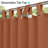 2 Panels Outdoor Curtains for Patio Waterproof, Thermal Insulated Detachable Sticky Tab Top Room Darkening Great Vertical Drape Outdoor Divider for Pergola-1124838736-1124838738