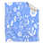 Medium Blue White