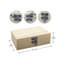 Boîte de 24 petites boîtes en bois pour artisanat 6 po x 4 po x 2 po Boîte en bois non finie avec couvercle Boîte à souvenirs pour le rangement de bijoux