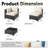 Pre-Assembled Chairs, 6-Person Patio Furniture Set Outdoor Wicker Sectional Conversation Seating Group With Waterproof Furniture Cover-1902381420