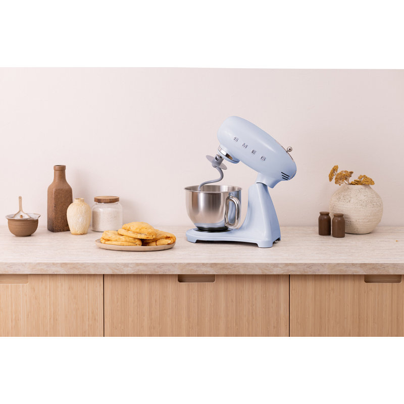 50's Forte Full-Color Stand Mixer in Pastel Blue, Pastel Blue