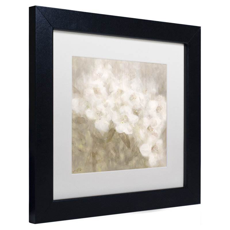 Fleurs sauvages II par Li Bo - reproduction d'art sur toile, H 16 po x l 16 po x P 0,75 po, Noir