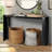 60'' Thick Top Entryway Table, Curved Legs, Support The Installation Of Inward-Facing Or Outward-Facing For Sofas, Entryway-1889367215