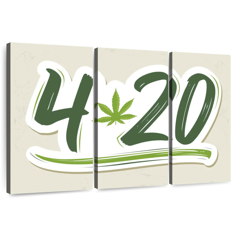 Tergel 420 Cannabis Sign, 32" H x 50" W