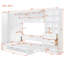 Lit escamotable double sur double avec lève-personne hydraulique et conception de bureau-619827163