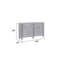 Commode Motomabo - argent