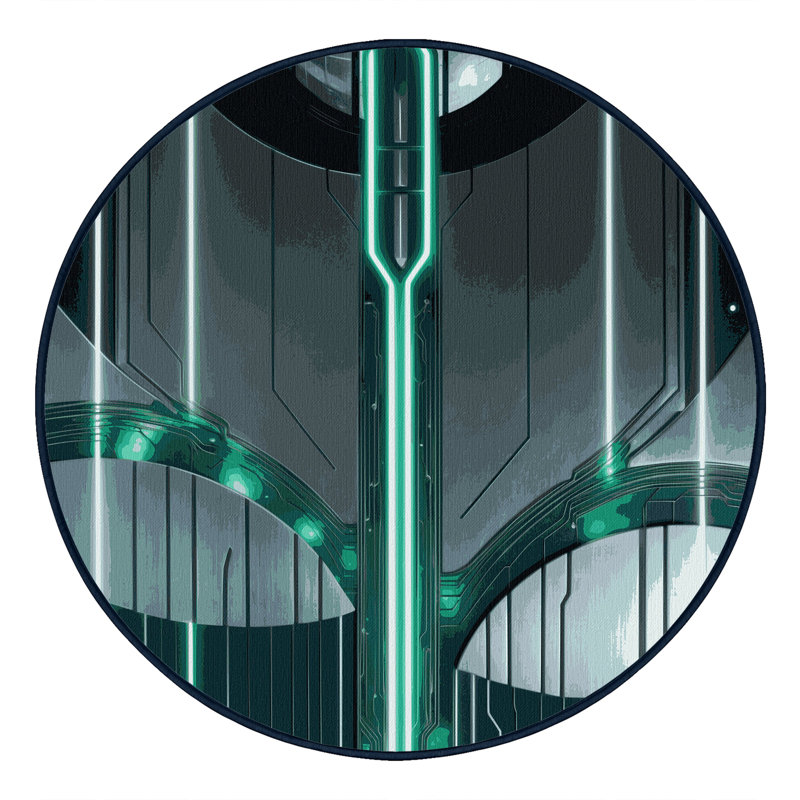 Warp Matrix Rug, Round 3'