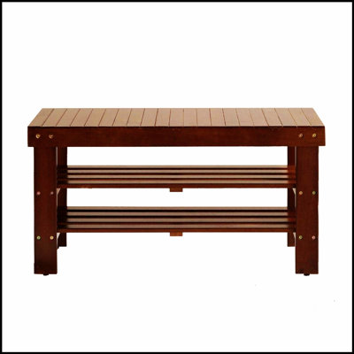 Pina Quality Solid Wood Shoe Bench, White Finish, Durable And Stylish Entryway Seating With Storage