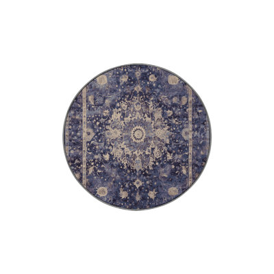 Machine Washable Purple Area Rug