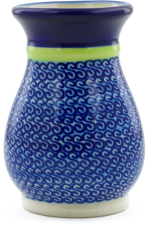 Midnight Eclipse Handmade Stoneware Table Vase
