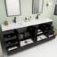 Meuble-lavabo autoportant avec lavabo double 70,8 po Carla-500595065-500595066