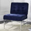 Fauteuil de chambre capitonné en polyester-23561390