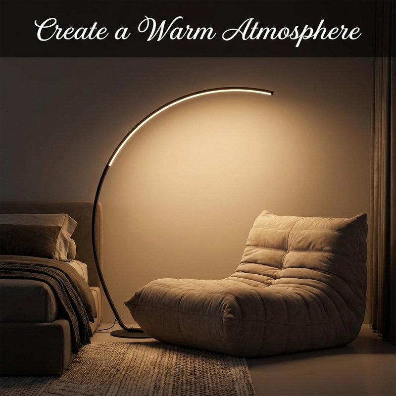 Lampe sur pied moderne et minimaliste