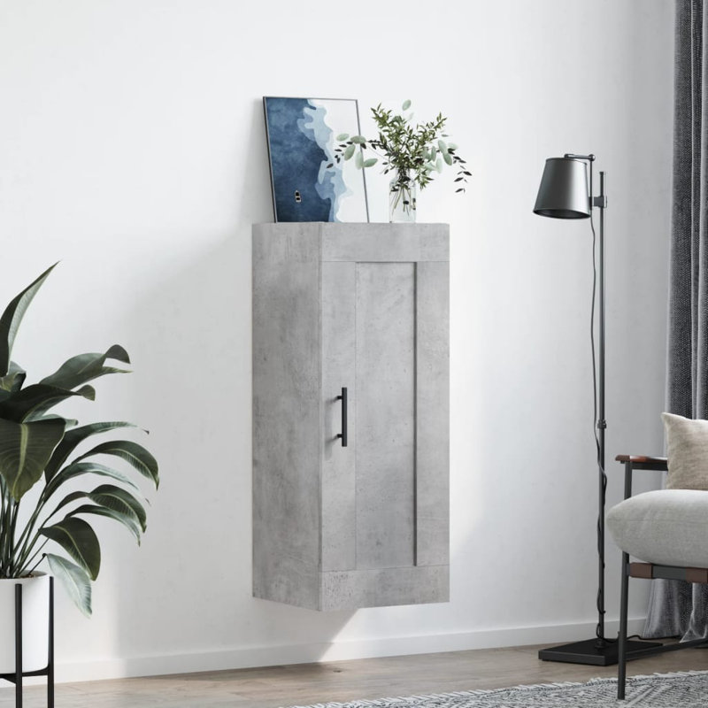 Novato Bathroom Cabinet, Concrete Grey