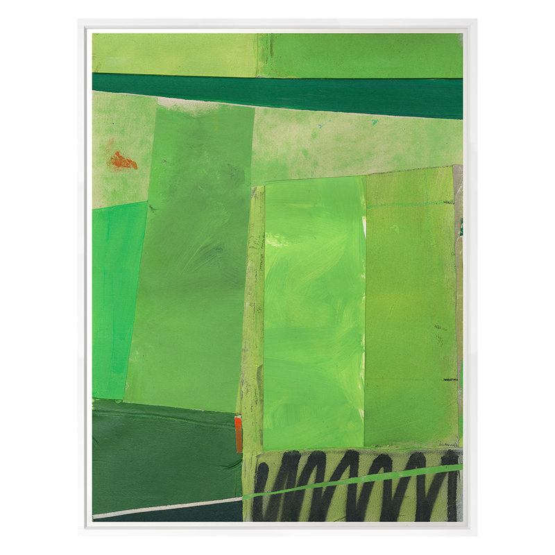 Mint Cooler Print by Ngo, PC, White Framed, 24" H x 21" W