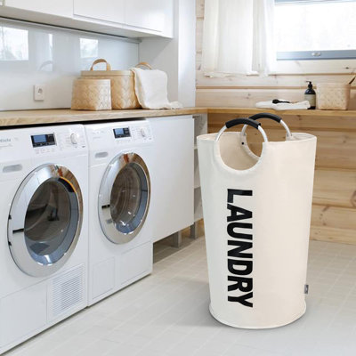 Fabric Laundry Basket with Handles