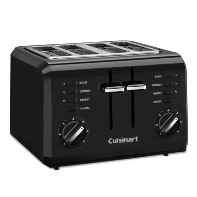 PLASTIQUE 4-SL TOASTER NOIR