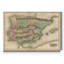 Carte rétro de l'Espagne, reproduction sur toile tendue-726228698