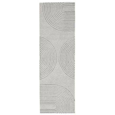 Helaine Hand Tufted Wool Ivory Rug