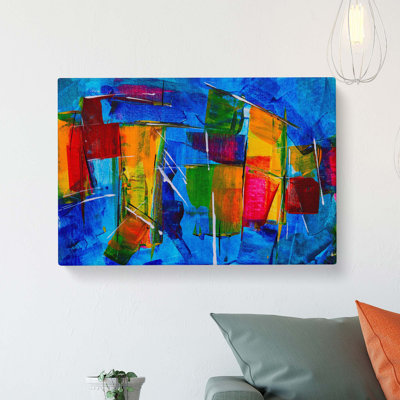 Abstract Vol.440 - Wrapped Canvas Painting