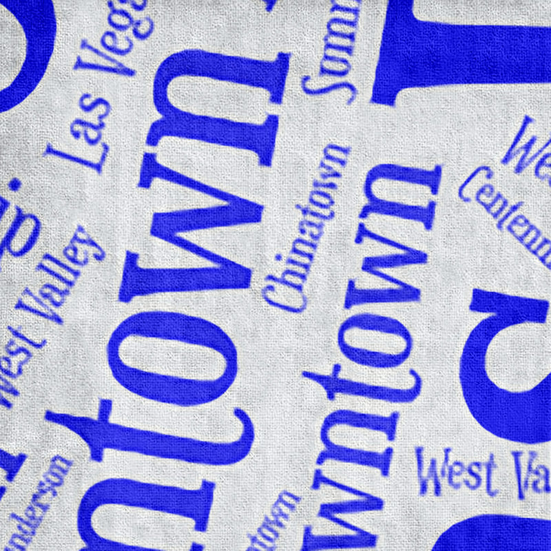 Bath Towel, Blue, Microfiber, Las Vegas