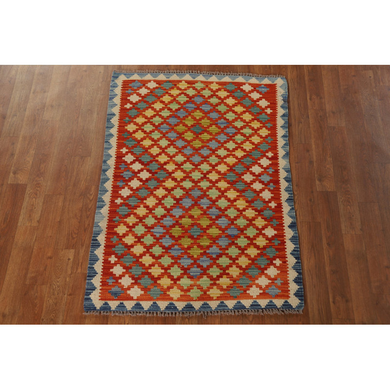 Multolor Kilim Oriental Foyer Rug 3x4