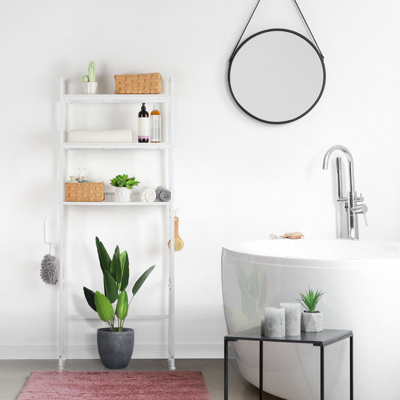 Rangement pour salle de bain Mehme, Blanc