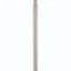 Lampe de table sur pied 60 "en nickel avec abat-jour carré en verre transparent blanc