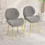 Ensemble de 2 chaises de salle à manger rembourrées-1229678353