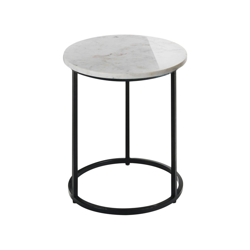 Side Table Marble, White
