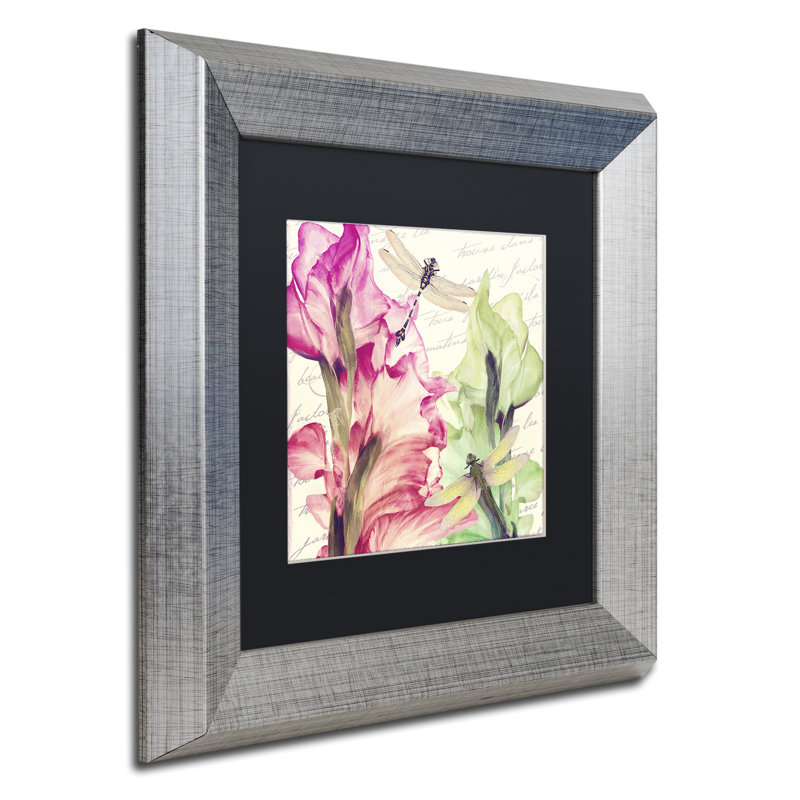 Jadaya «Dragonfly Morning II», impression encadrée, H 11 po x l 14 po x P 0,5 po, Noir