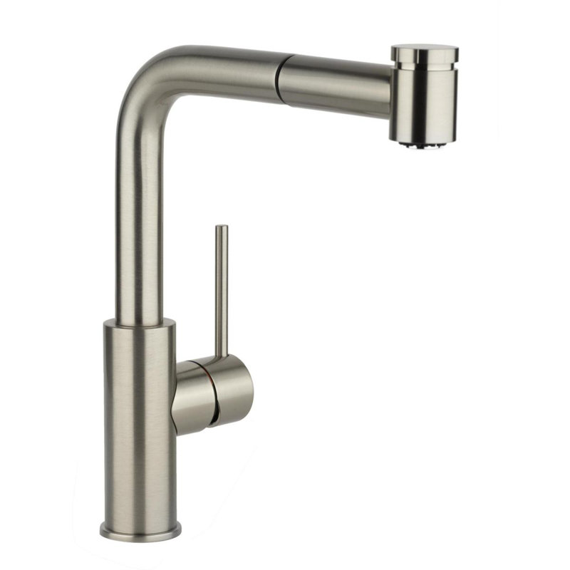 Harmony Pull Out Single Handle Kitchen Faucet, Brushed Nickel