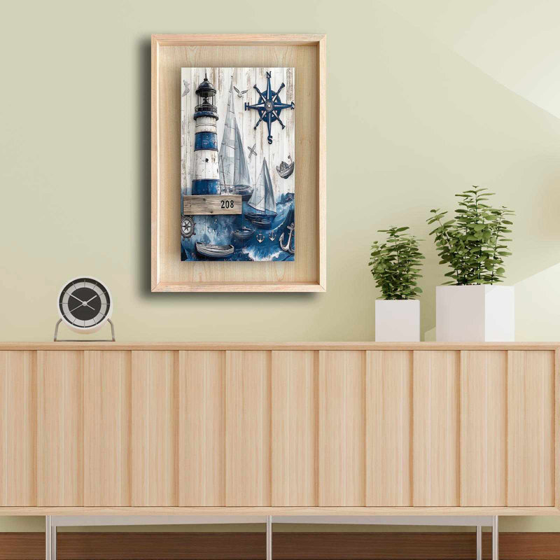 Elegant Framed Decorative Painting, 16.9 x 24.8 inches | 100% Solid Wood Frame (Thickness: 1.2 inches), 100% Maple MDF Background (Thickness: 0.1 inches), UV Printing | Perfect Wall Art for Home & Office Décor