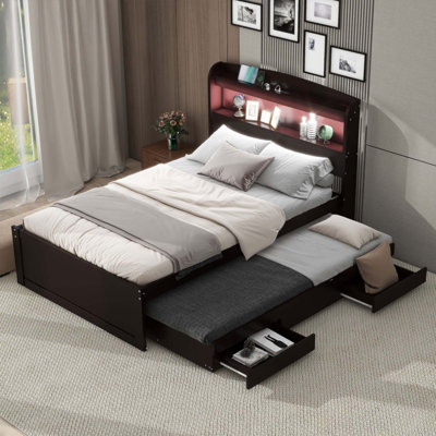 Twin XL Size Platform Bed