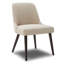 Chaise d'appoint rembourrée en bois massif Bremment-750019598