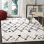 Tapis ivoire / gris foncé Alieshia Performance-1000804947