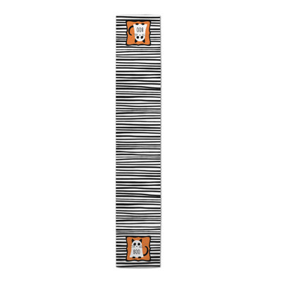 Weimer Boo Kitty Stripes Table Runner