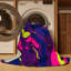Tapis Neon Fractals-1375089327