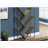5-Tier Etagere Bookshelf with V-Shaped Slanted Shelves, Metal Frame-1928846887