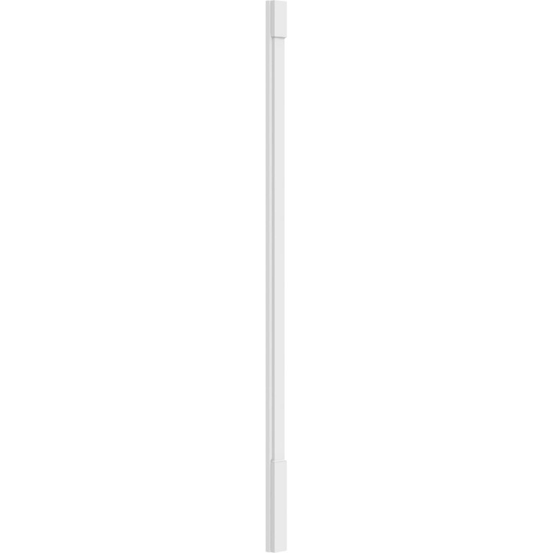 Pilastre simple en PVC TruCraft (la paire), Base et chapiteau standards, H 102 po x l 4 po