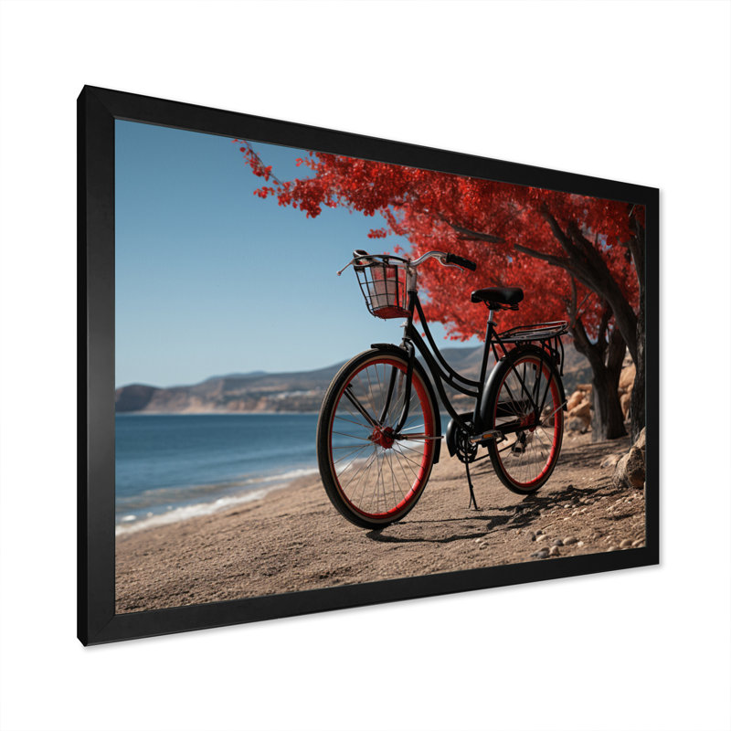 Vélo Silent Journey II, Cadre photo noir, H 16 po x l 32 po x P 1 po
