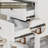 Daum Sharee 24" Single Bathroom Vanity With Ceramic Sink Top, 2 Smooth Drawers, Faucet-102980751