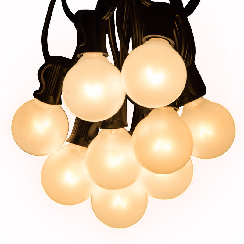 Guirlande de 100 lumières sphériques d'extérieur Tavis, Noir