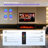 Prower 3-Sided Smart Wi-Fi Electric Fireplace with RGB LED Technology-1492390304