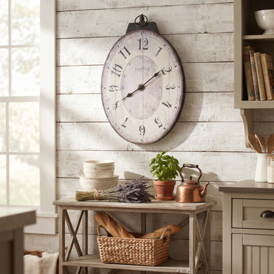 Trappe Manufactured Wood Wall Clock