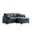 Two-Seater Sofa  With One Footrest