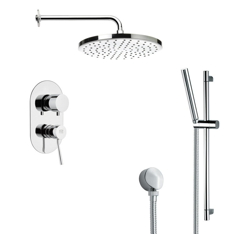 Système de douche complet à pression équilibrée avec valve brute Rendino