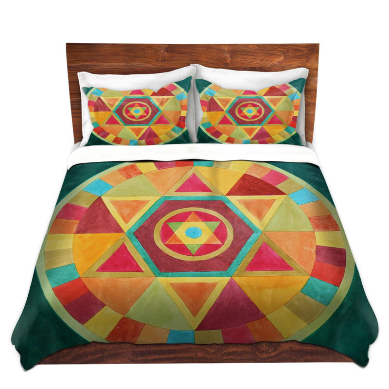 Abstract Duvet Cover, 1 Twin Duvet Cover + 1 Standard Sham
