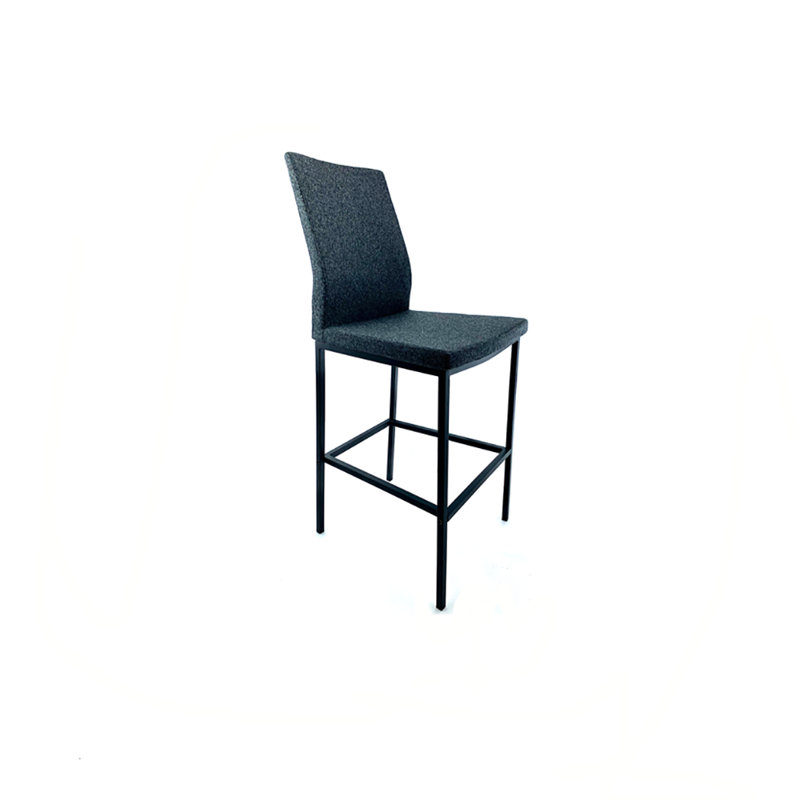 Tabouret de comptoir Agim, Tabouret de comptoir (hauteur de siège de 27 po), Noir