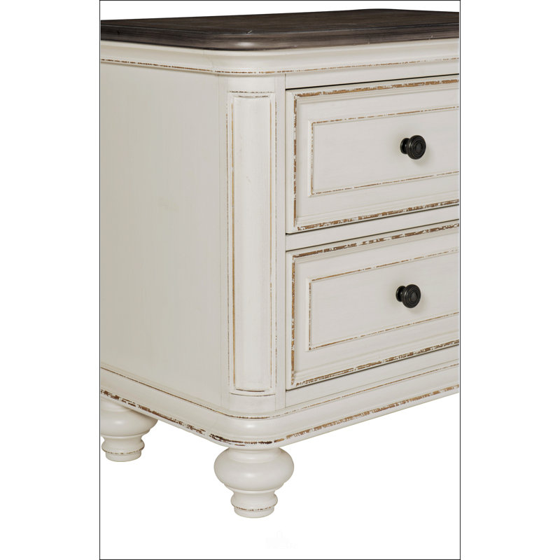Nightstand，End Table with Drawer